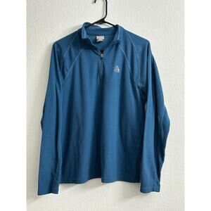 Nike ACG 1/4 Zip Mens Size M Blue Waffle Quarter Zip Pullover 90s Y2K Vintage